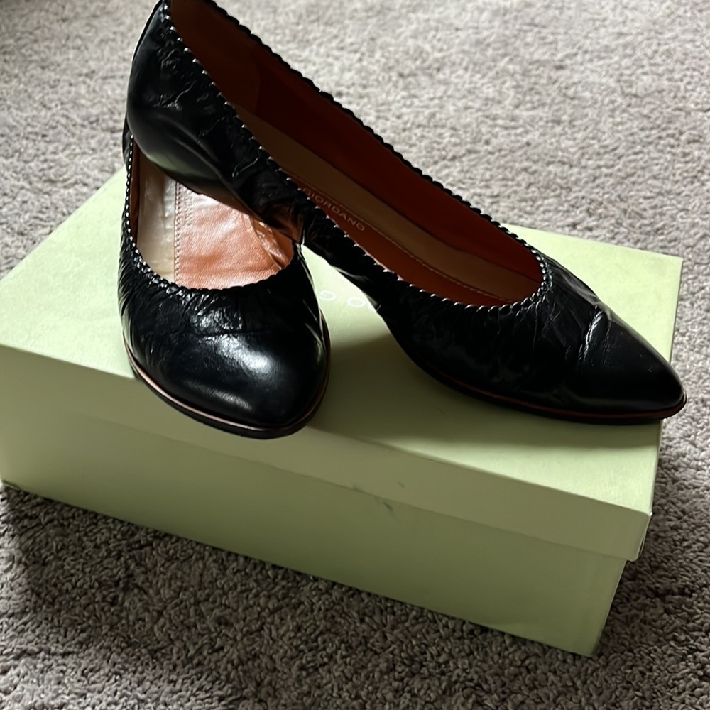 Leopoldo Giordano Black flats